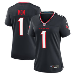 Nike Houston Texans Women's #1 Mom Game Jersey Navy