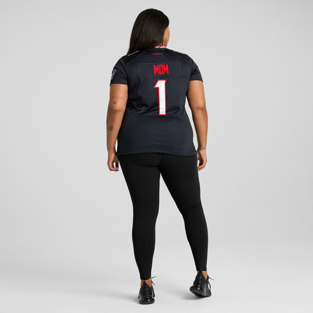 Nike Houston Texans Women's #1 Mom Game Jersey Navy
