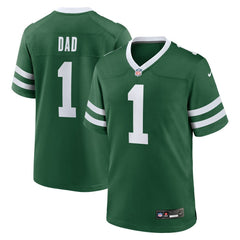 Nike New York Jets #1 Dad Game Jersey Legacy Green