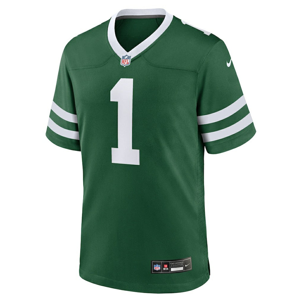 Nike New York Jets #1 Dad Game Jersey Legacy Green