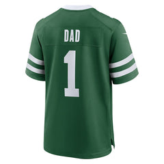Nike New York Jets #1 Dad Game Jersey Legacy Green