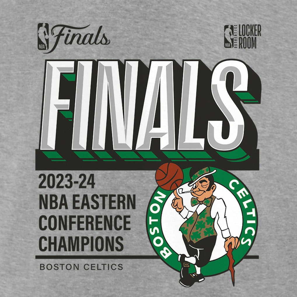 Boston Celtics Women's 2024 Eastern Conference Champions Locker Room Post Up Move V-Neck T-Shirt Steel | Fanatics Near Me