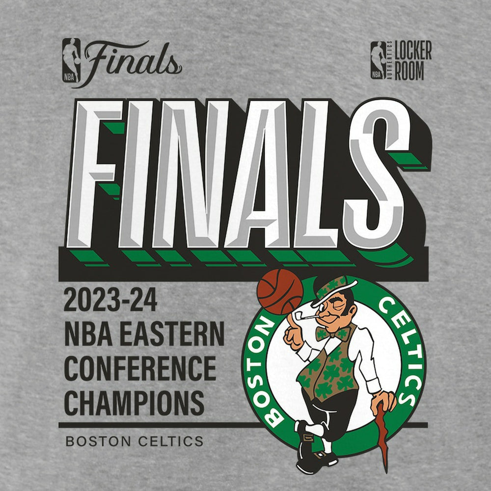 Boston Celtics Women's 2024 Eastern Conference Champions Locker Room Post Up Move V-Neck T-Shirt Steel | Fanatics Near Me