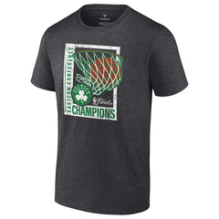 Boston Celtics 2024 Eastern Conference Champions Full Court Trap T-Shirt Heather Charcoal | Fanatics for sale