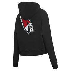 Arizona Cardinals Pro Standard Women's Split Logo Full-Zip Hoodie Black