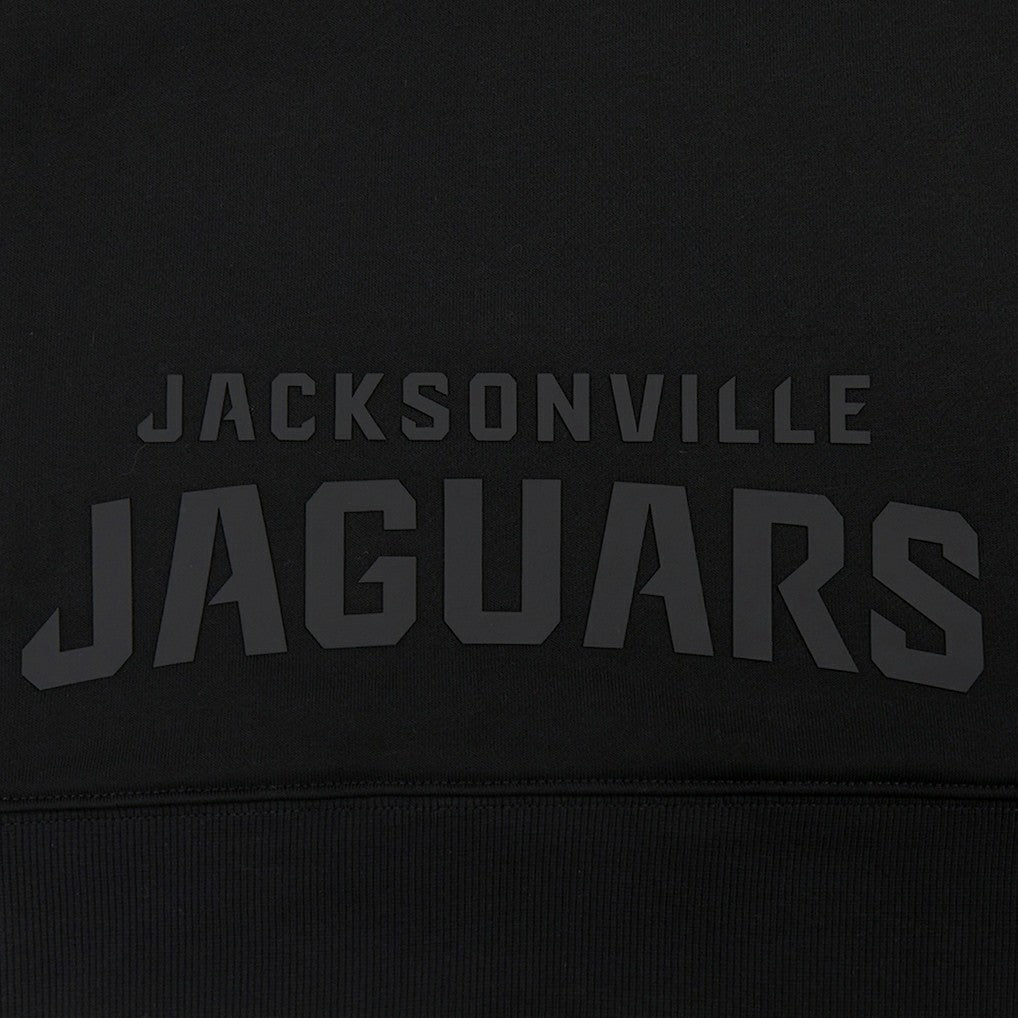 Jacksonville Jaguars Pro Standard Women's Jeweled Cropped Pullover Hoodie Black