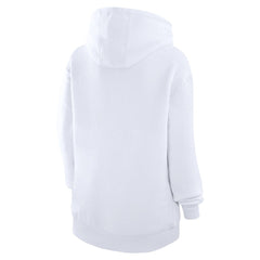 Detroit Lions G-III 4Her by Carl Banks Women's Team Logo Graphic Fleece Tri-Blend Pullover Hoodie White
