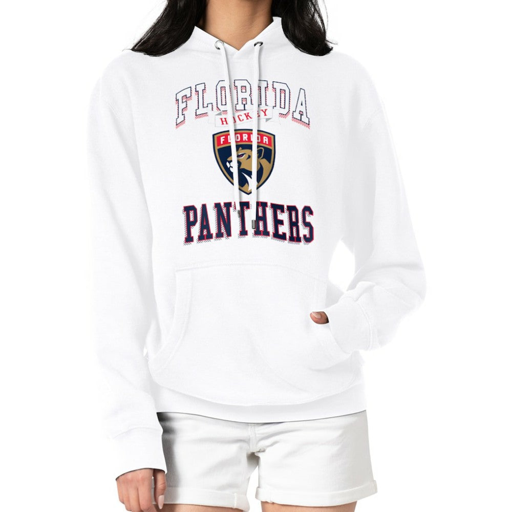 Florida Panthers G-III 4Her by Carl Banks Women's Team Logo Tri-Blend Fleece Pullover Hoodie - White - NHL 201612730