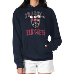 Florida Panthers G-III 4Her by Carl Banks Women's Team Logo Tri-Blend Fleece Pullover Hoodie - Navy - NHL 201612768