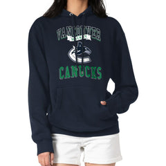 Vancouver Canucks G-III 4Her by Carl Banks Women's Team Logo Tri-Blend Fleece Pullover Hoodie - Navy - NHL 201612789