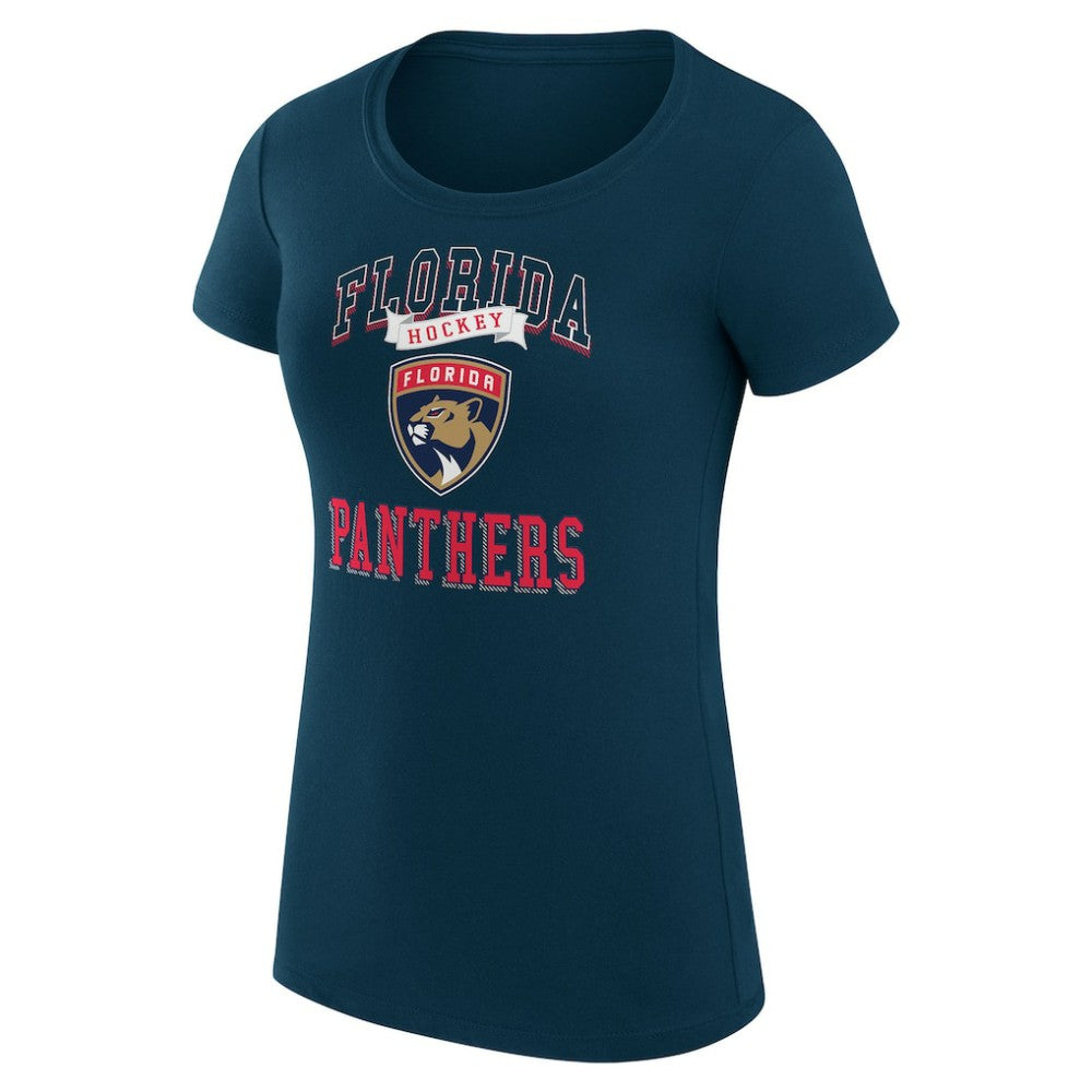 Florida Panthers G-III 4Her by Carl Banks Women's Super-Slim Fit Lightweight Team Logo Graphic T-Shirt - Navy - NHL 201612864