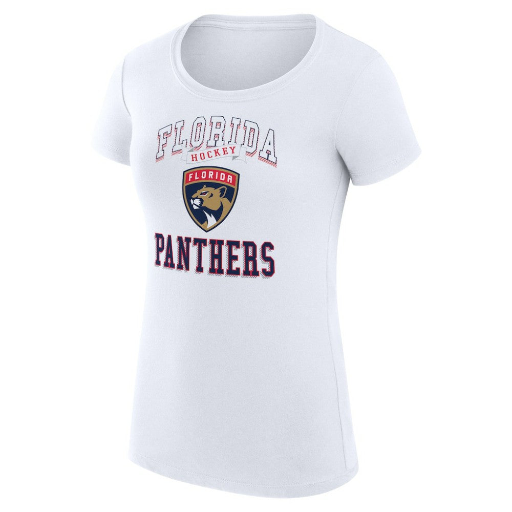 Florida Panthers G-III 4Her by Carl Banks Women's Super-Slim Fit Lightweight Team Logo Graphic T-Shirt - White - NHL 201612887