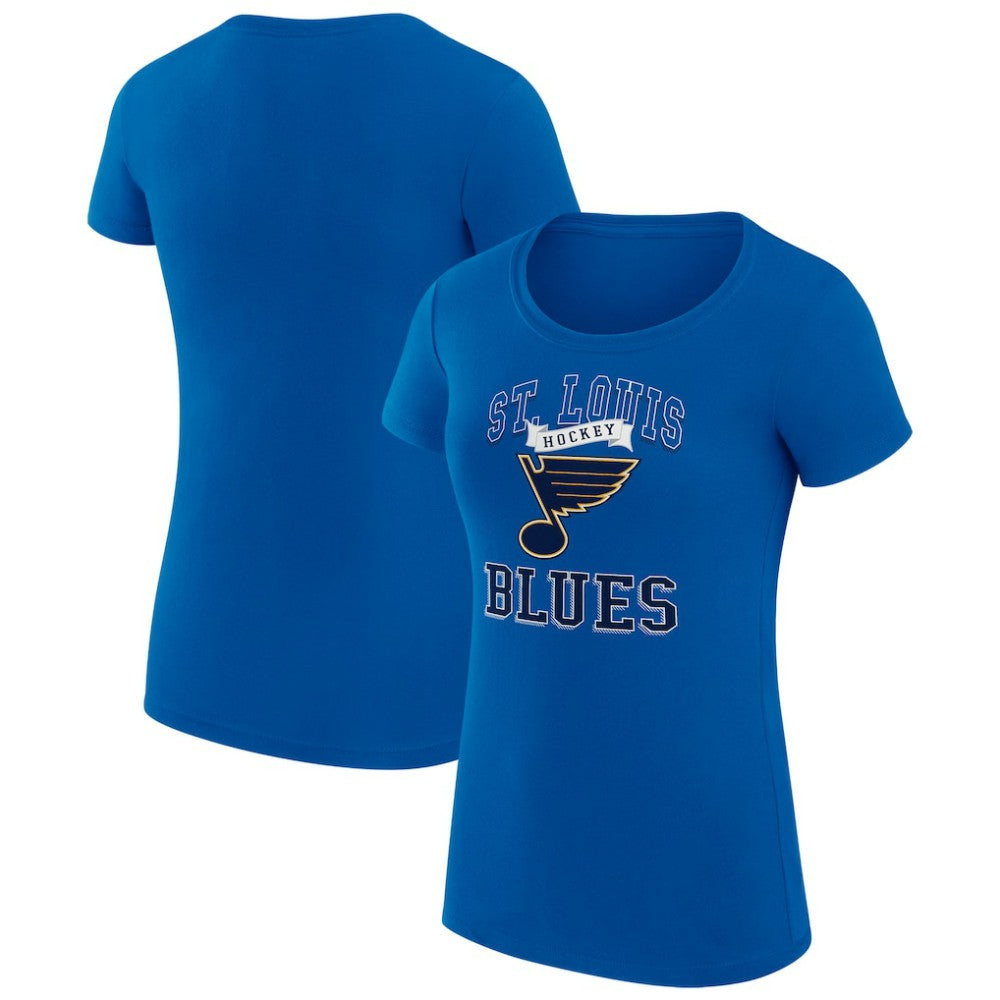 St. Louis Blues G-III 4Her by Carl Banks Women's Super-Slim Fit Lightweight Team Logo Graphic T-Shirt - Blue - NHL 201612928