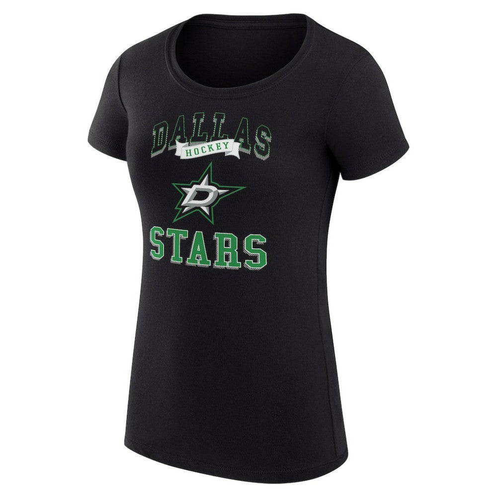Dallas Stars G-III 4Her by Carl Banks Women's Super-Slim Fit Lightweight Team Logo Graphic T-Shirt - Black - NHL 201612935