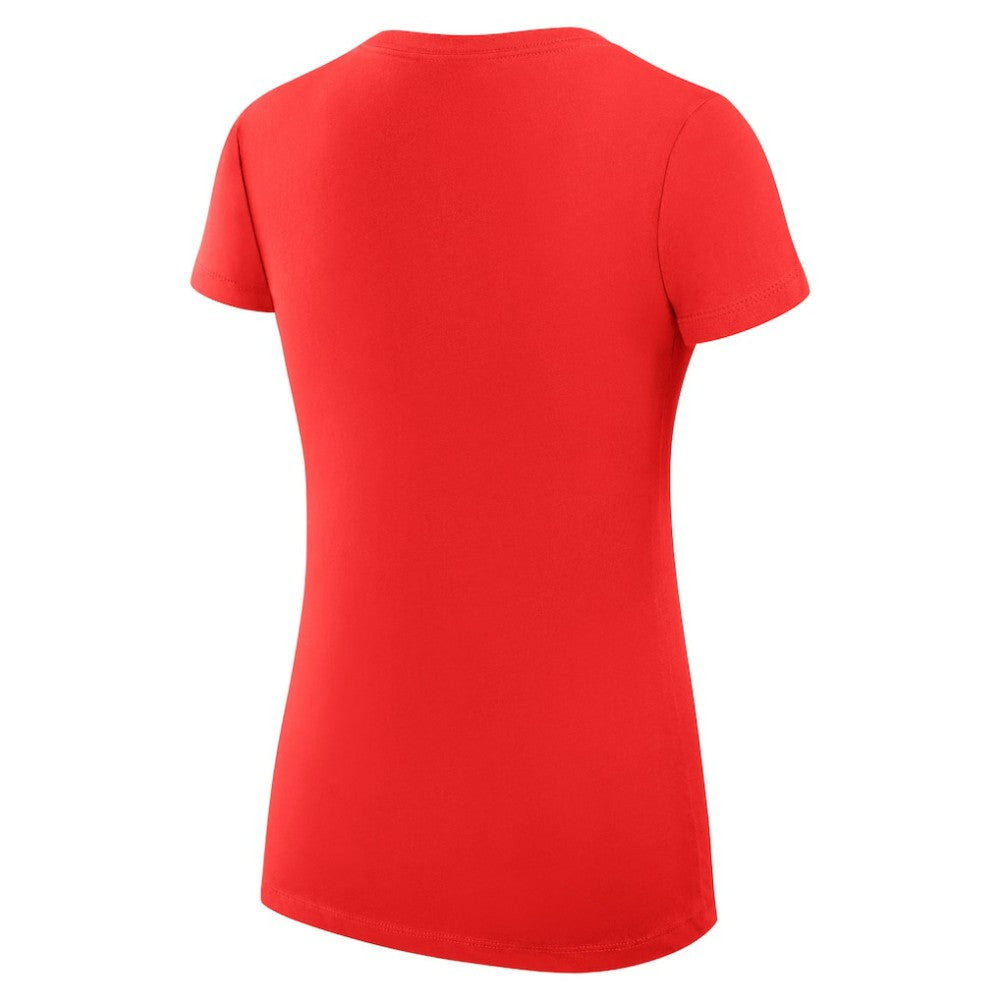 Detroit Red Wings G-III 4Her by Carl Banks Women's Super-Slim Fit Lightweight Team Logo Graphic V-Neck T-Shirt - Red - NHL 201612981