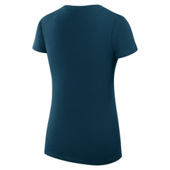 Columbus Blue Jackets G-III 4Her by Carl Banks Women's Super-Slim Fit Lightweight Team Logo Graphic V-Neck T-Shirt - Navy - NHL 201613015
