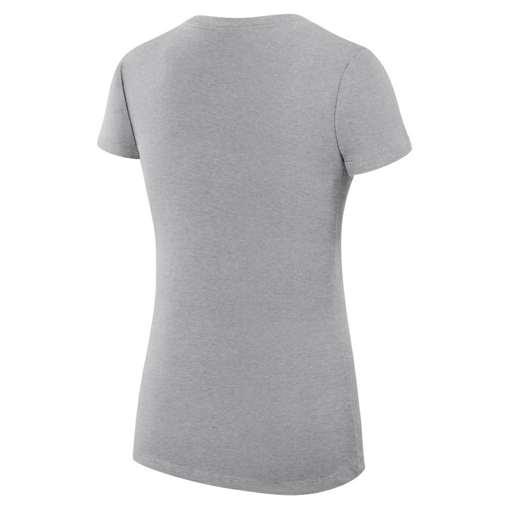 Cleveland Cavaliers G-III 4Her by Carl Banks Women's Super-Slim Fit Lightweight Team Logo V-Neck T-Shirt Heather Gray