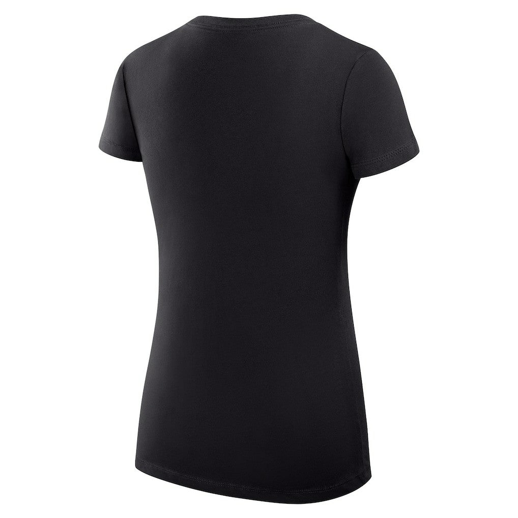 Houston Rockets G-III 4Her by Carl Banks Women's Super-Slim Fit Lightweight Team Logo V-Neck T-Shirt Black