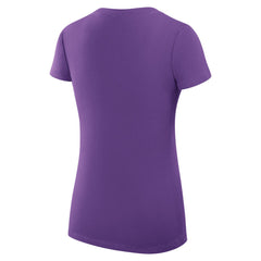 Los Angeles Lakers G-III 4Her by Carl Banks Women's Super-Slim Fit Lightweight Team Logo V-Neck T-Shirt Purple