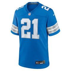 Nike Amik Robertson Detroit Lions Game Jersey Blue