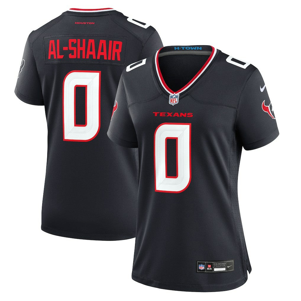Nike Azeez Al-Shaair Houston Texans Women's Team Game Jersey Navy
