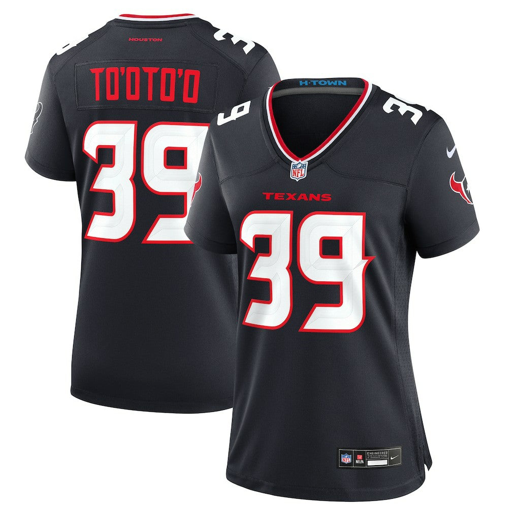 Nike Henry To'oto'o Houston Texans Women's Team Game Jersey Navy