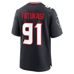 Nike Folorunso Fatukasi Houston Texans Team Game Jersey Navy