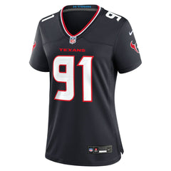 Nike Folorunso Fatukasi Houston Texans Women's Team Game Jersey Navy
