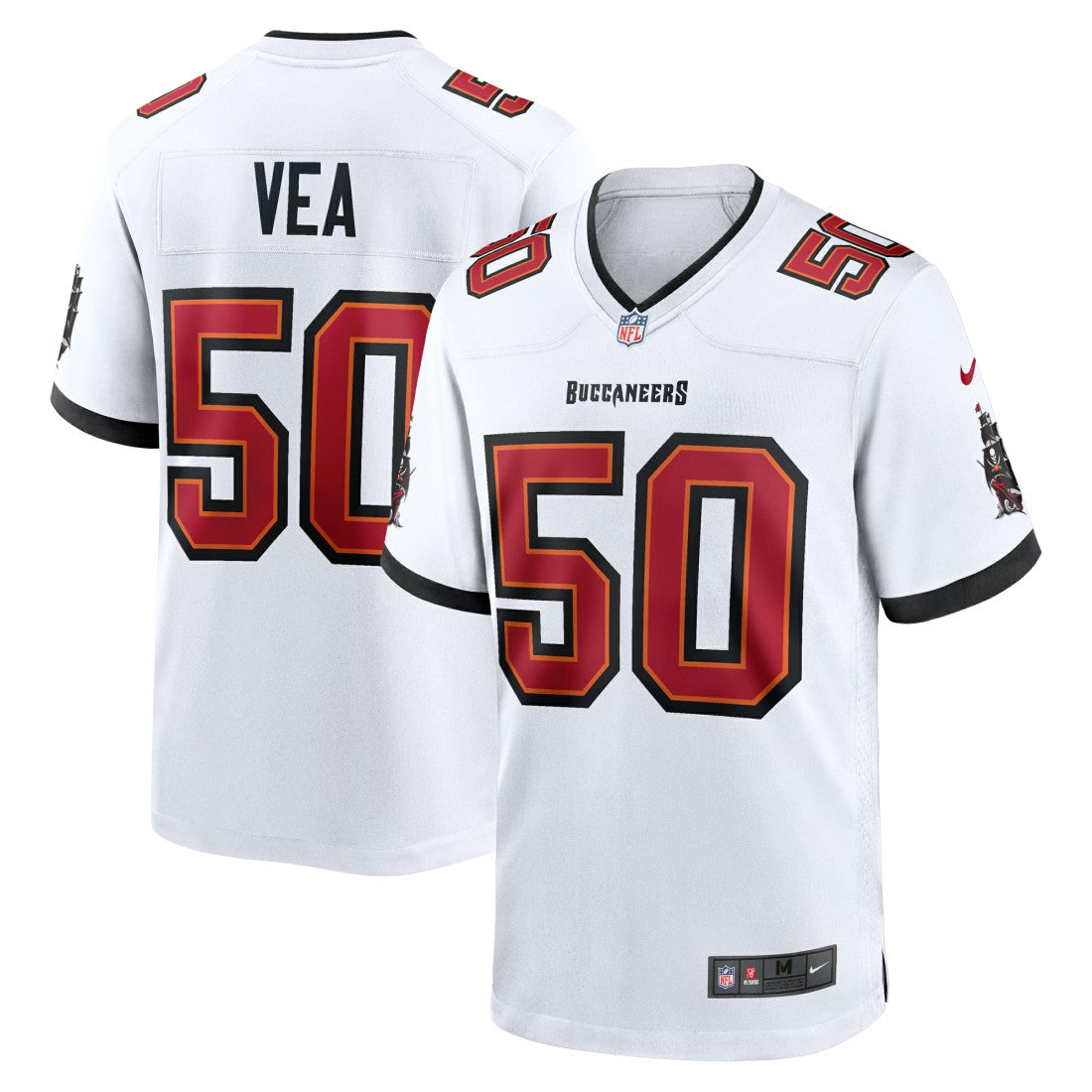 Nike Vita Vea Tampa Bay Buccaneers White Game Jersey White
