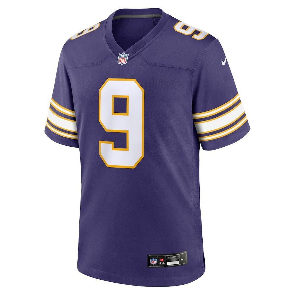 Nike J.J. McCarthy Minnesota Vikings 2nd Alternate Player Game Jersey Purple