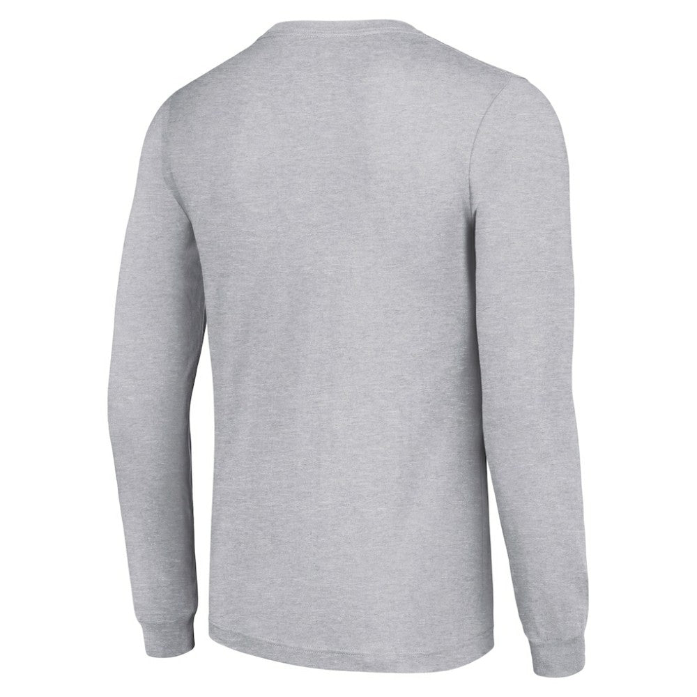 Calgary Flames Starter Shield Long Sleeve Graphic T-Shirt - Heather Gray - NHL 201622142