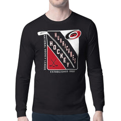 Carolina Hurricanes Starter Shield Long Sleeve Graphic T-Shirt - Black - NHL 201622201