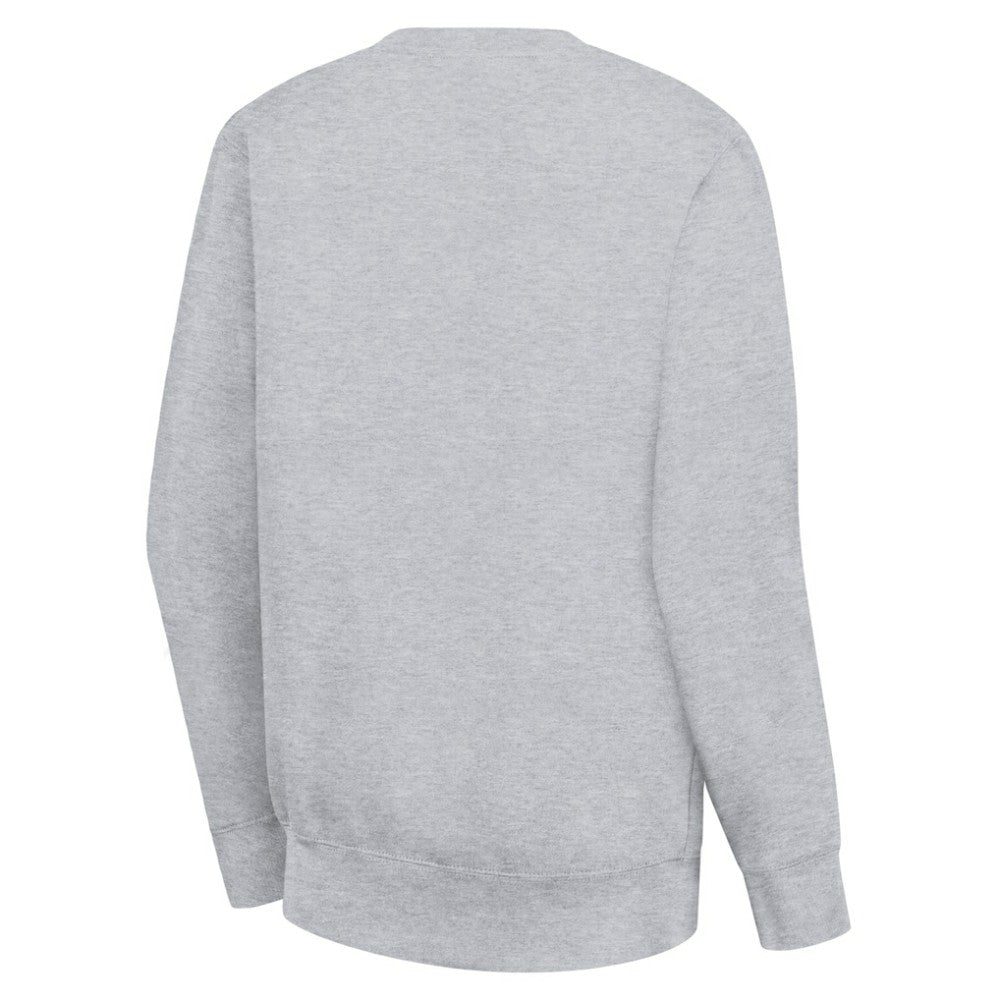 San Jose Sharks G-III 4Her by Carl Banks Women's Collage Graphic Fleece Long Sleeve Pullover Sweatshirt - Heather Gray - NHL 201622793