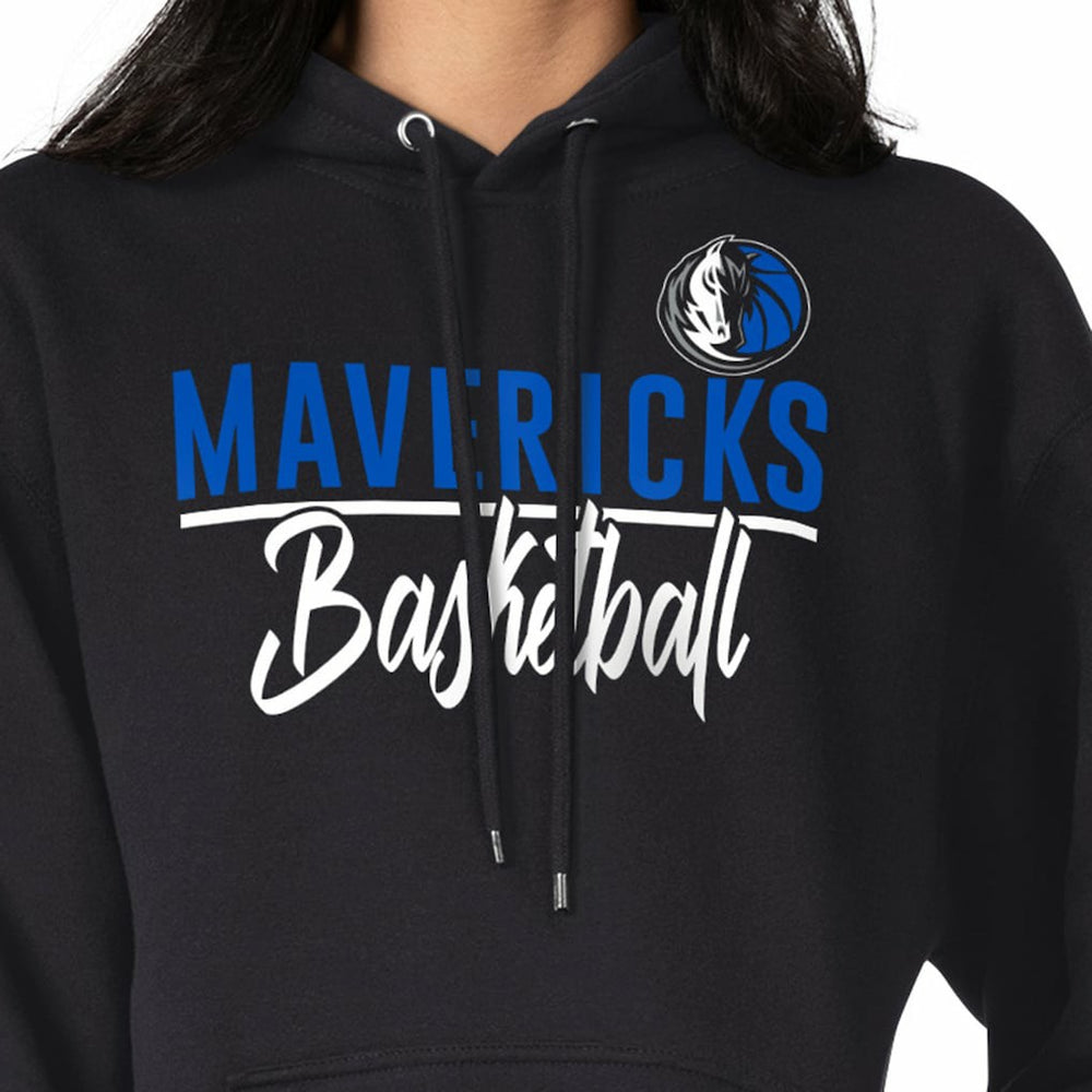 Dallas Mavericks G-III 4Her by Carl Banks Women's Graphics Fleece Pullover Hoodie Black