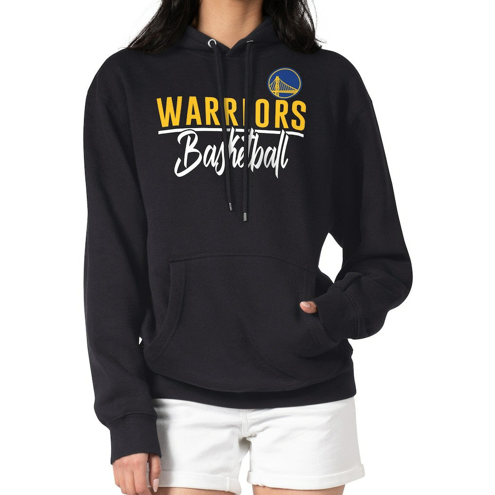 Golden State Warriors G-III 4Her by Carl Banks Women's Graphics Fleece Pullover Hoodie Black