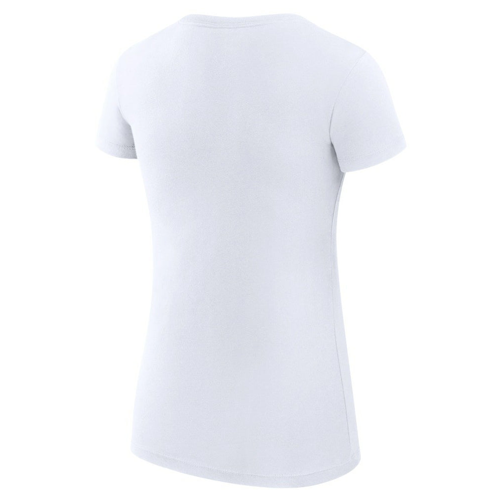 Indiana Pacers G-III 4Her by Carl Banks Women's Super-Slim Fit Lightweight Team Sport V-Neck T-Shirt White