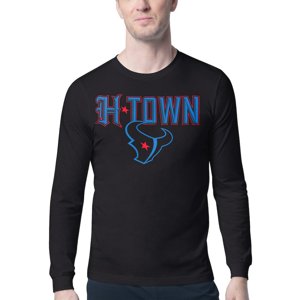 Houston Texans Starter H-Town Graphic Long Sleeve T-Shirt Black