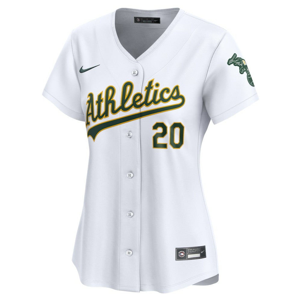 Zack Gelof Athletics Nike Women's Home Limited Player Jersey - White - Nike Lifestyle