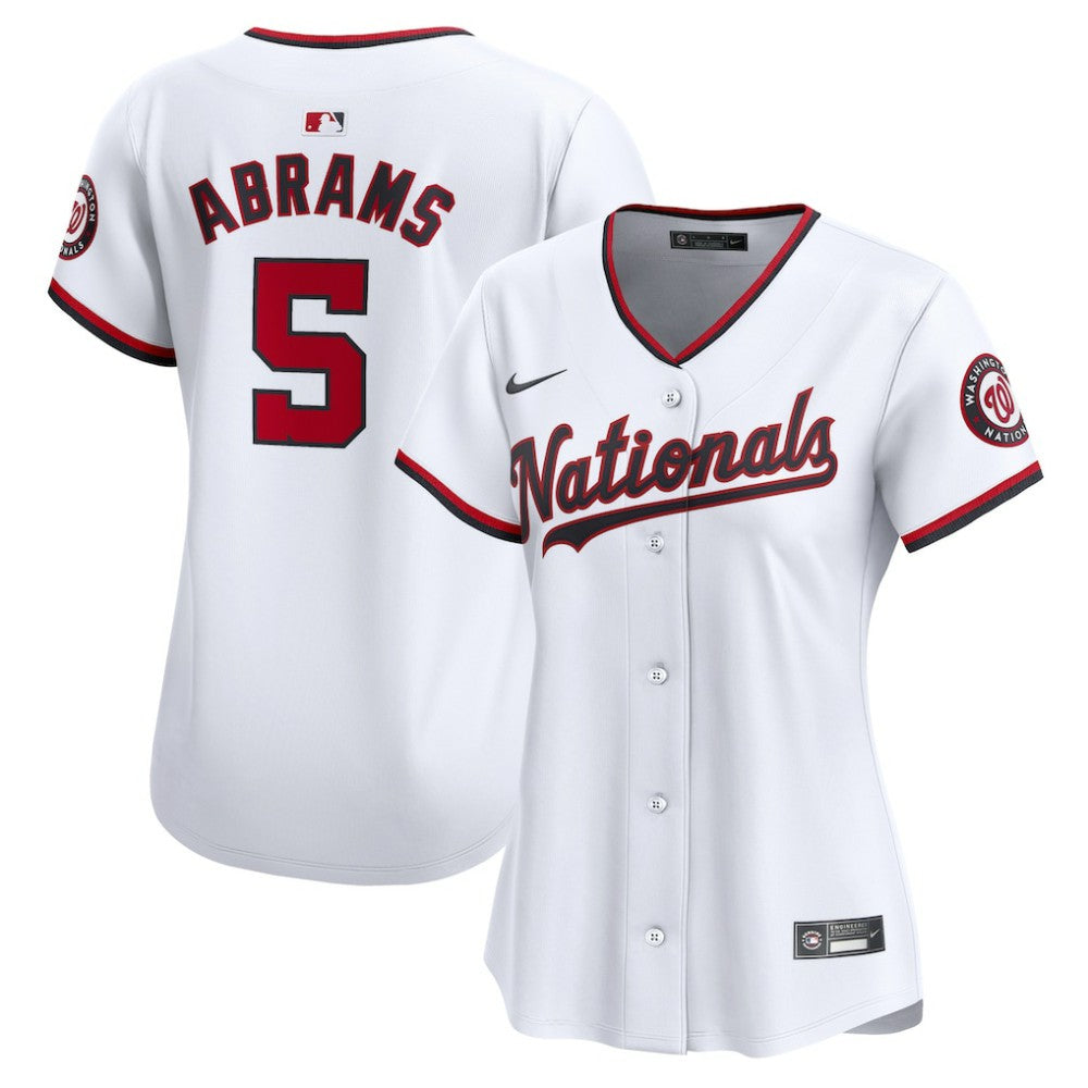 CJ Abrams Washington Nationals Nike Women's Home Limited Player Jersey - White - Nike Sale