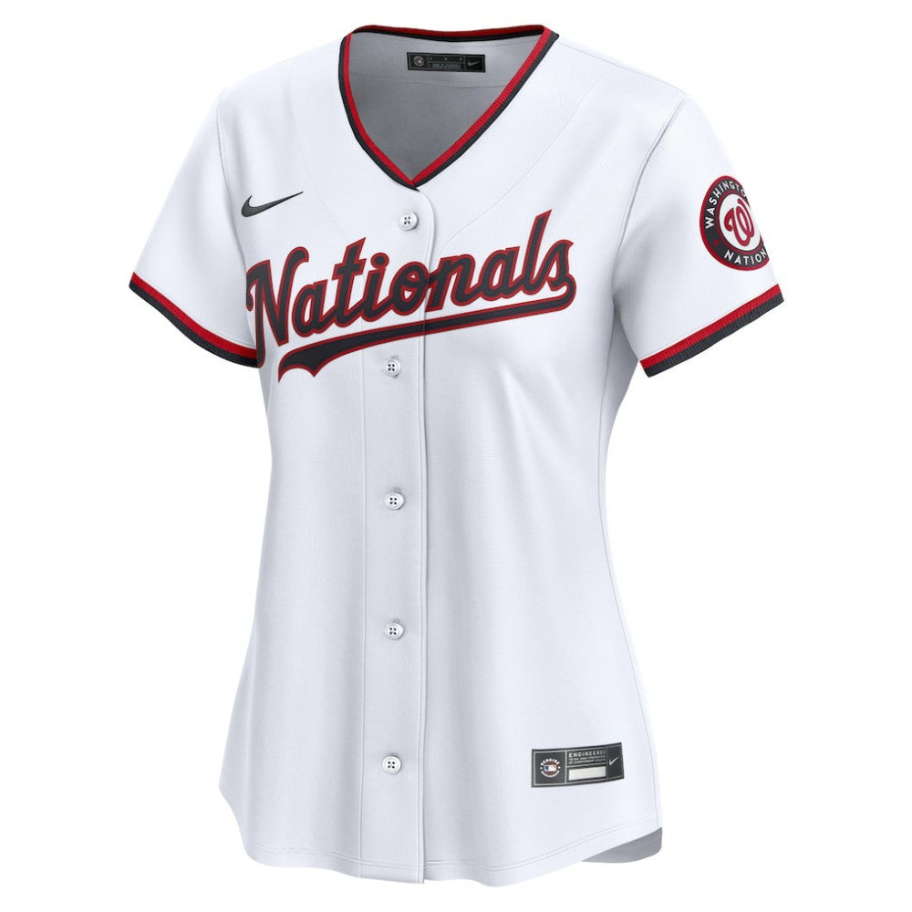 CJ Abrams Washington Nationals Nike Women's Home Limited Player Jersey - White - Nike Sale