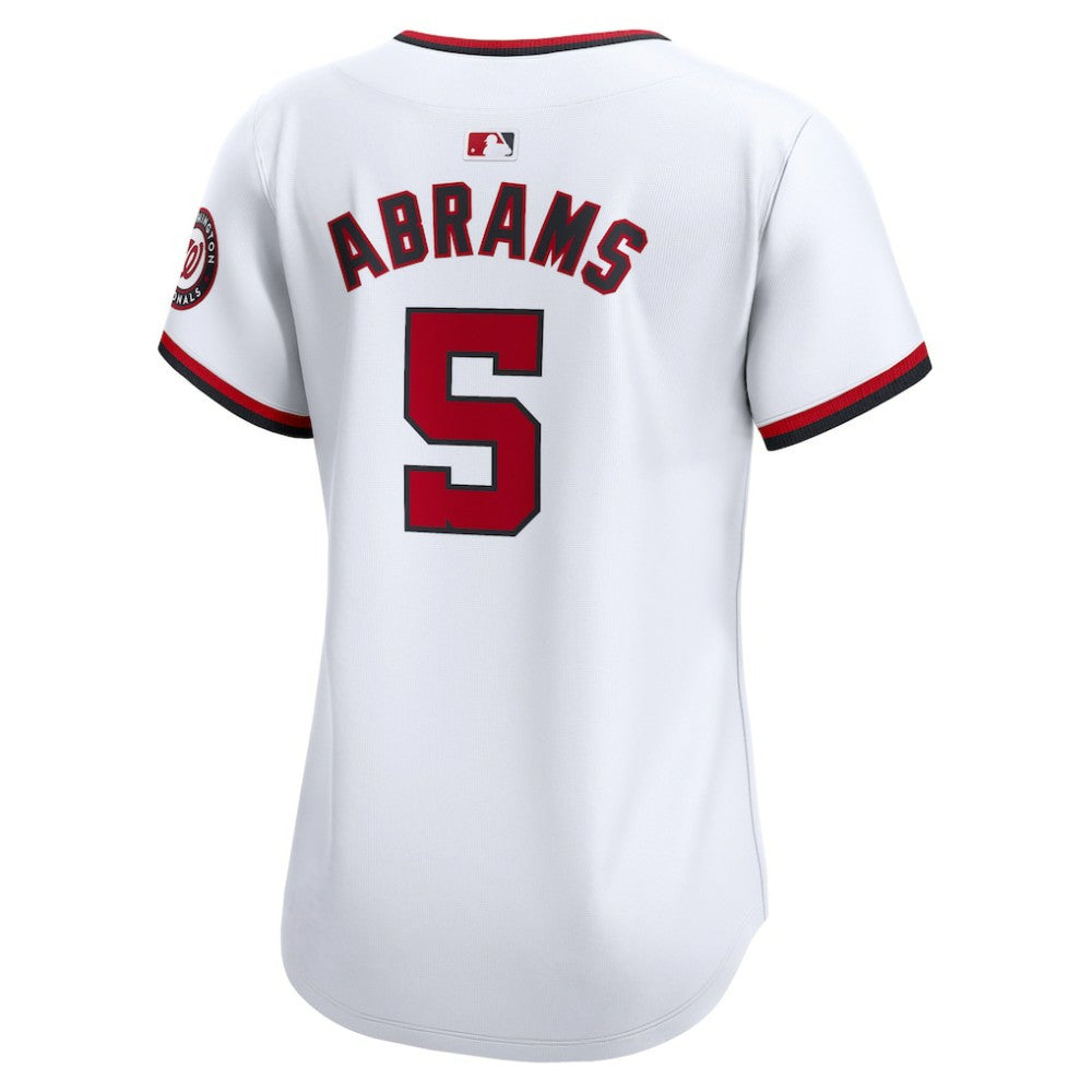 CJ Abrams Washington Nationals Nike Women's Home Limited Player Jersey - White - Nike Sale