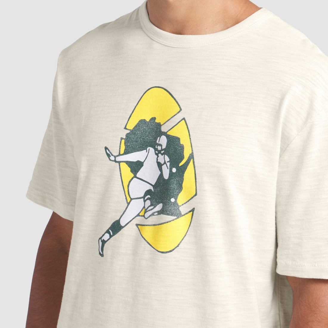 Fanatics Green Bay Packers Slub T-Shirt Cream