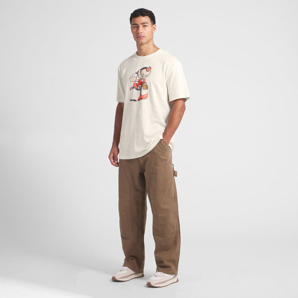 Fanatics Cleveland Browns Slub T-Shirt Cream