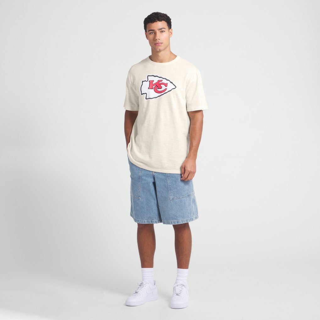 Fanatics Kansas City Chiefs Slub T-Shirt Cream