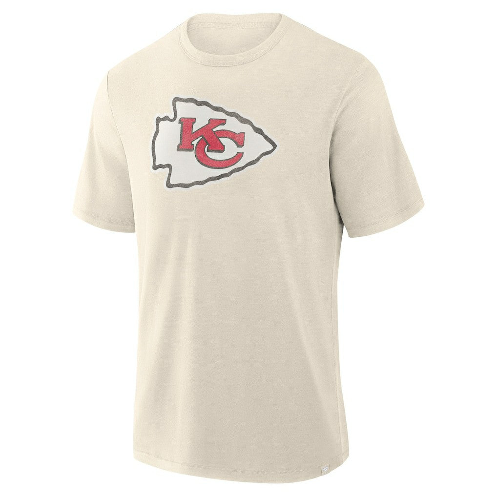 Fanatics Kansas City Chiefs Slub T-Shirt Cream
