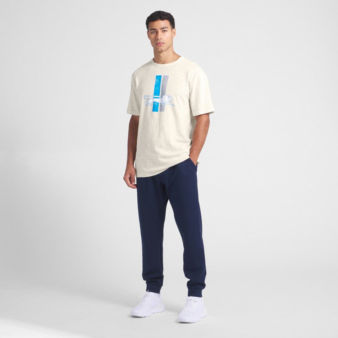 Fanatics Detroit Lions Slub T-Shirt Cream
