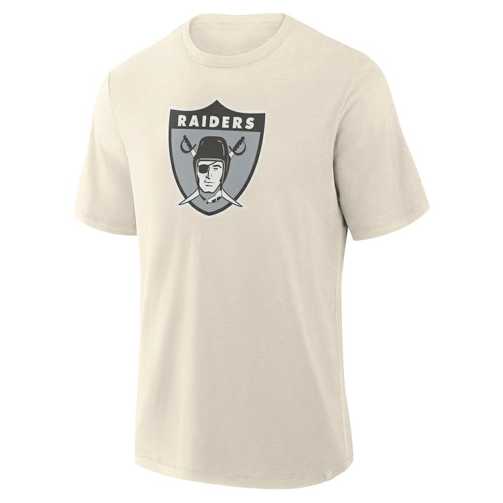 Fanatics Las Vegas Raiders Slub T-Shirt Cream