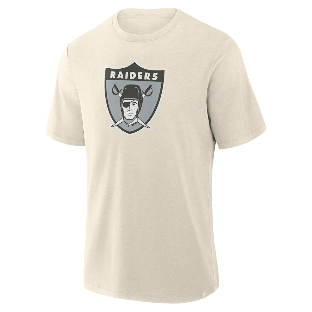 Fanatics Las Vegas Raiders Slub T-Shirt Cream