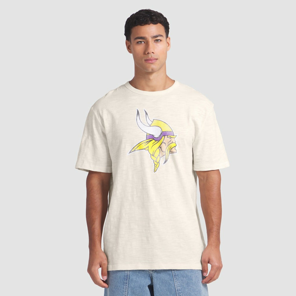 Fanatics Minnesota Vikings Slub T-Shirt Cream