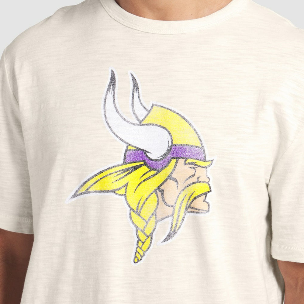 Fanatics Minnesota Vikings Slub T-Shirt Cream